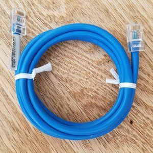 Ethernet Patch Cable Cord 3522-08000001R 4.5 Foot Blue Cat5E